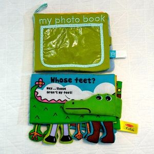 *💙 3 for $15* Soft baby book and photo book